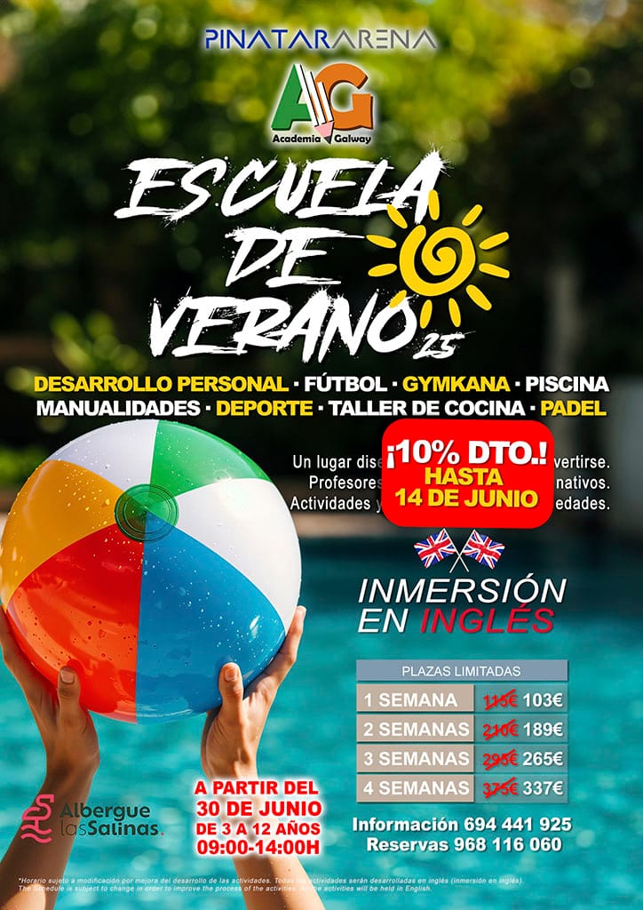 Academia Galway-Escuela de verano-2025-Descuento